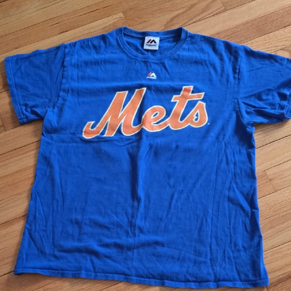 Blue and Orange Mets Tee